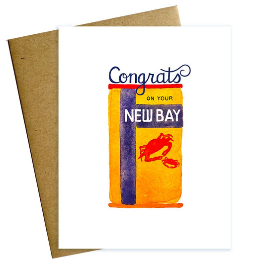 Maggie Moore Studio - Congrats on Your New Bay Baby Card