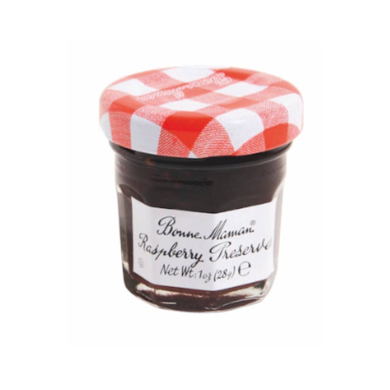 Bonne Maman Minis [1oz glass jars]: Raspberry Preserves