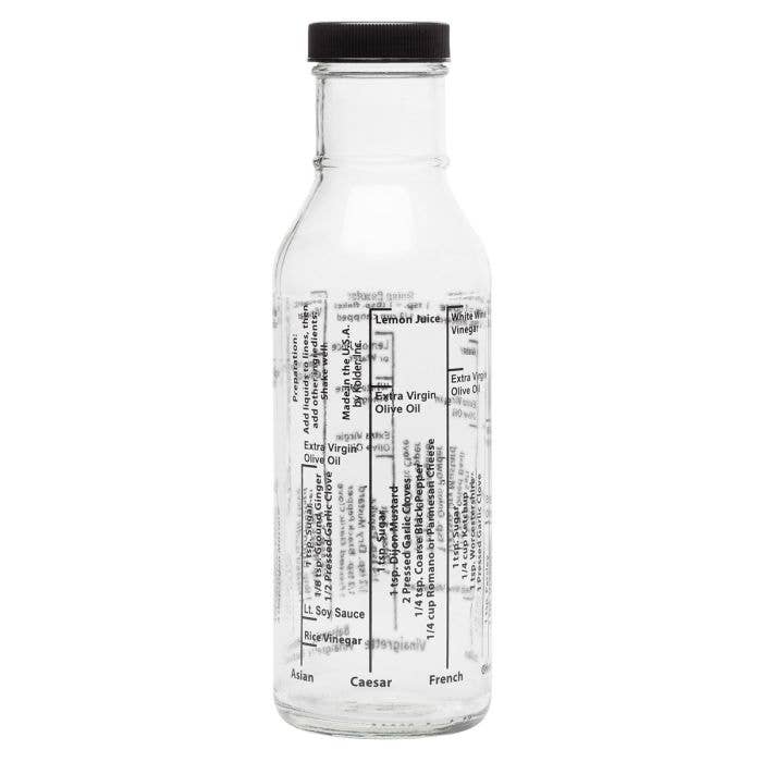 Salad Dressing Mixer Bottle - Light Recipes, 13oz.