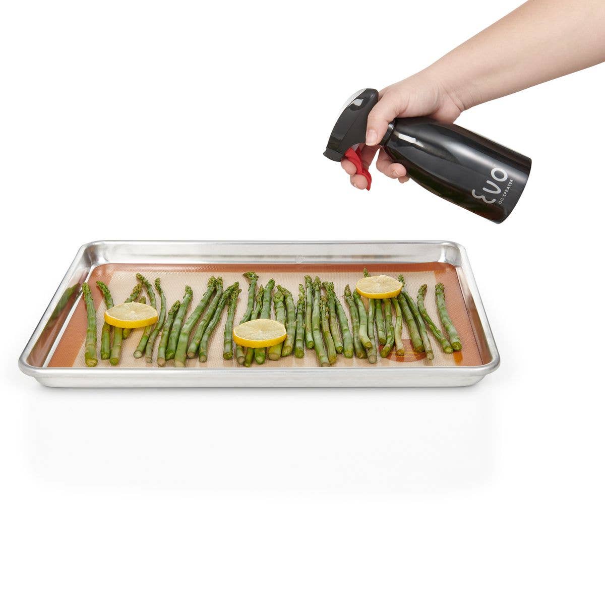 HIC - Harold Import Co. - Evo Stainless Steel Oil Sprayer, Black, 16oz