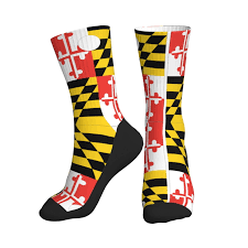 Maryland Flag Socks