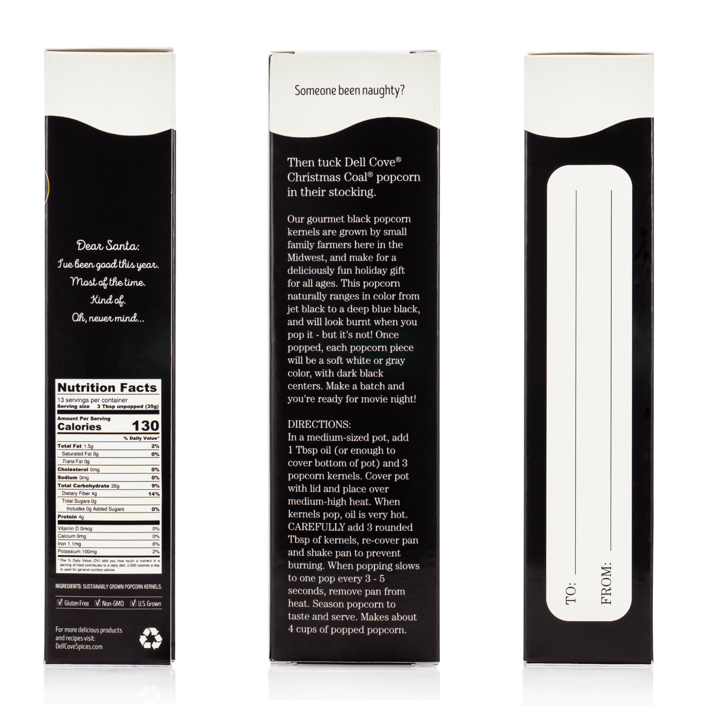 Dell Cove Spices & More Co. - Christmas Gourmet Deluxe Popcorn Box