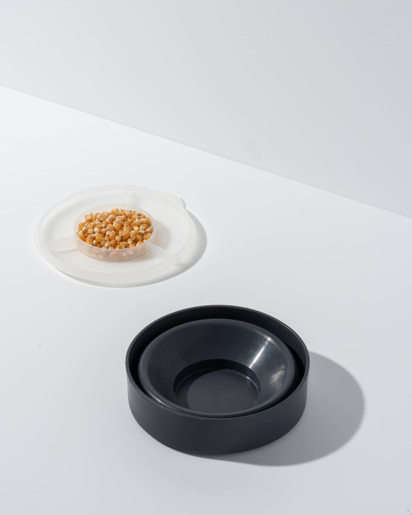 W&P - Personal Size Popcorn Popper - Silicone Reusable Maker: Charcoal