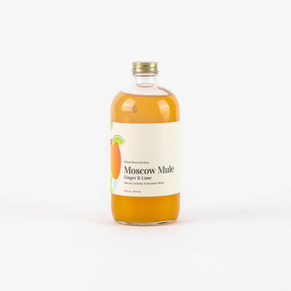 Wood Stove Kitchen - Moscow Mule (Ginger & Lime) Natural Cocktail and Mocktail Mixer, 16 fl oz