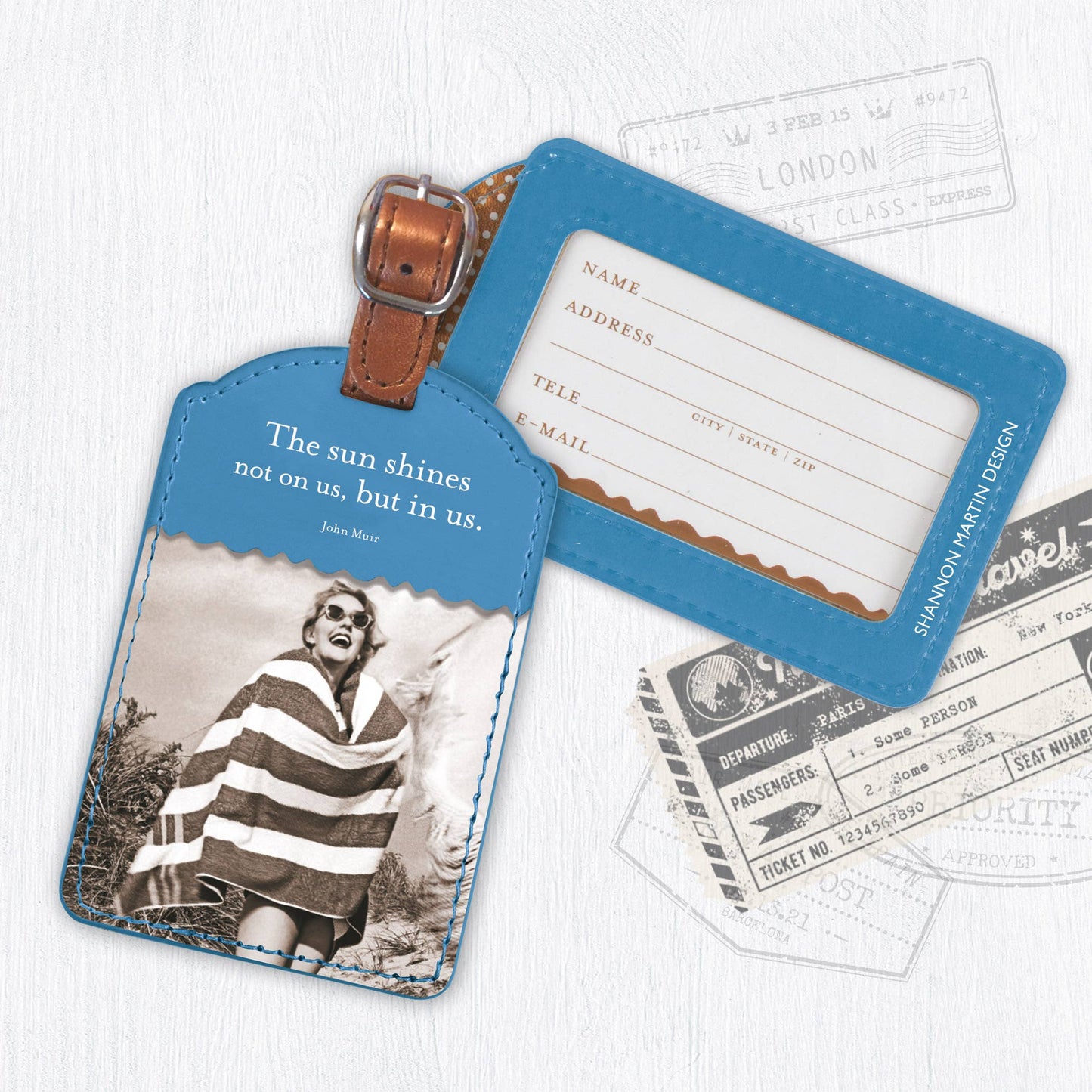 The Sun Shines In Us Luggage Tag