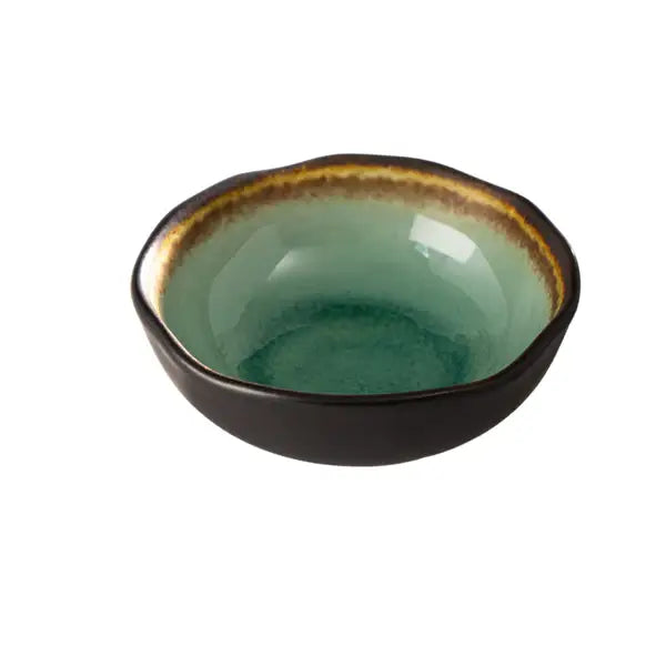 Midori Kanyu 4.75" Round Porcelain Shallow Bowl