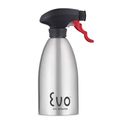 Evo Stainless Steel Oil Sprayer – 16oz Black