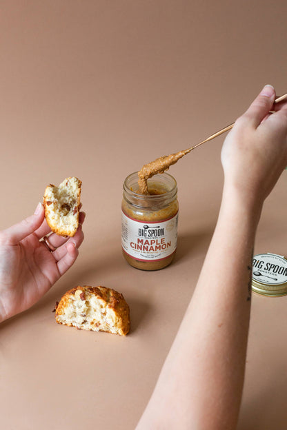 Big Spoon Roasters - Maple Cinnamon Peanut & Pecan Butter: 13oz Jar