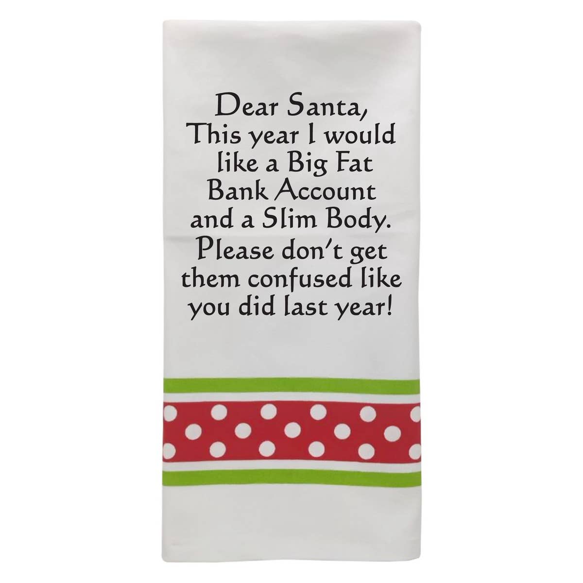Wild Hare Designs – Dear Santa, This Year Christmas Towel