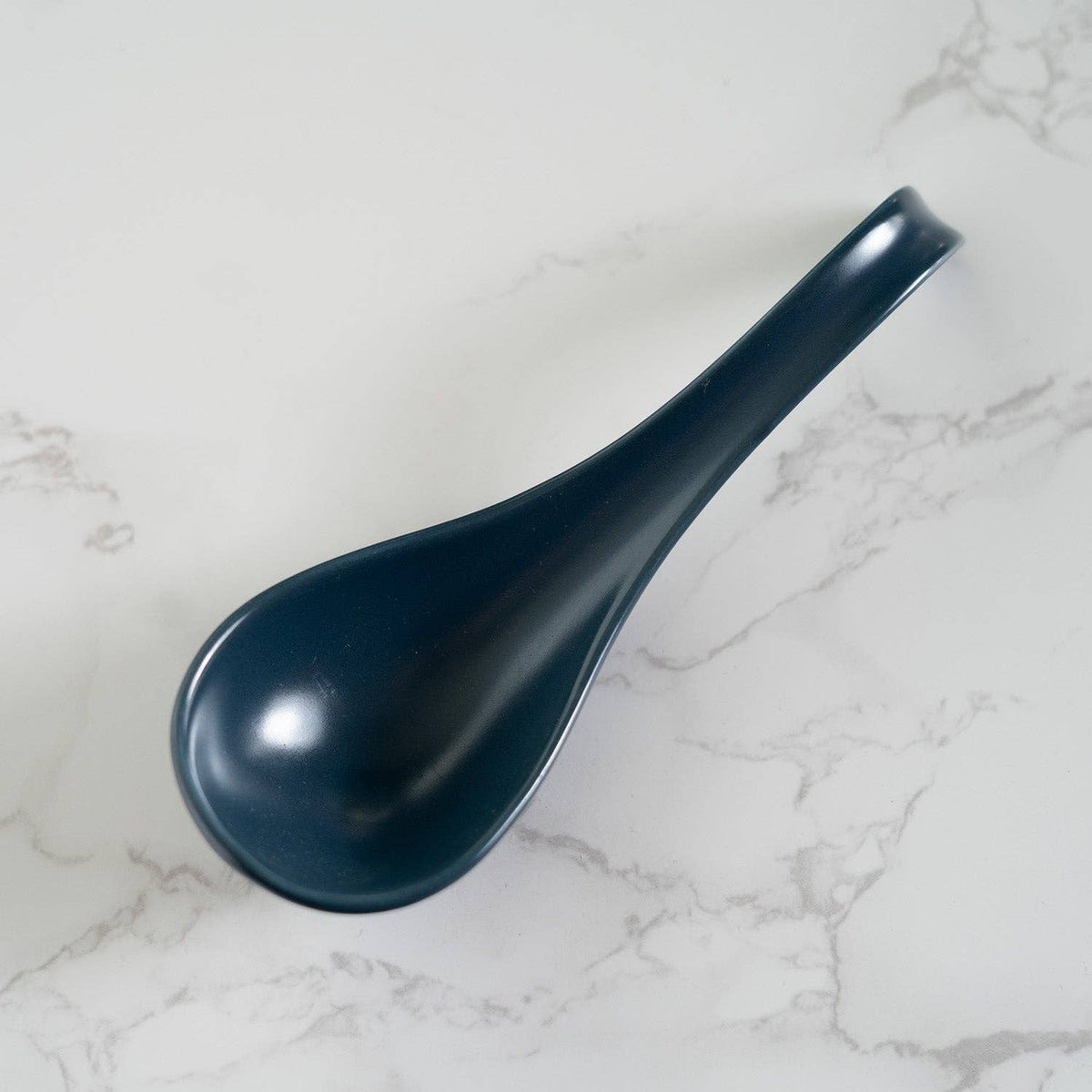 5.9" Porcelain Soup Spoon Navy