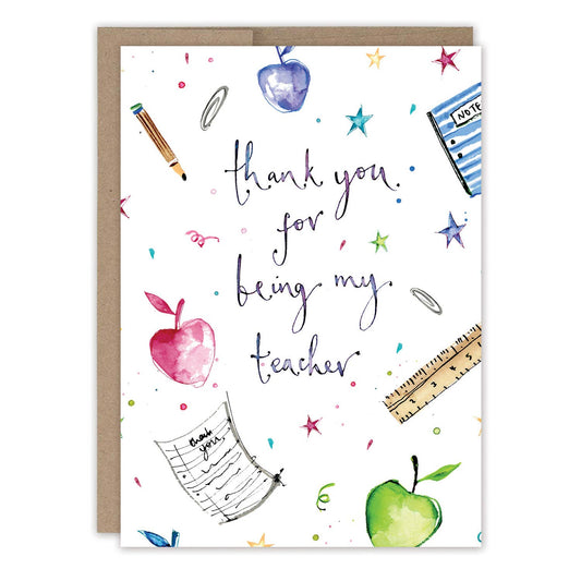 Thank You Teacher Card