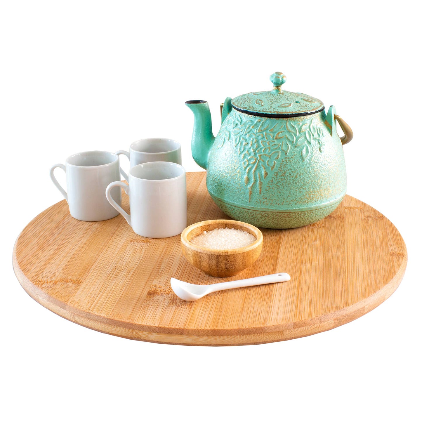 TB Home 14-Inch Bamboo Lazy Susan Turntable