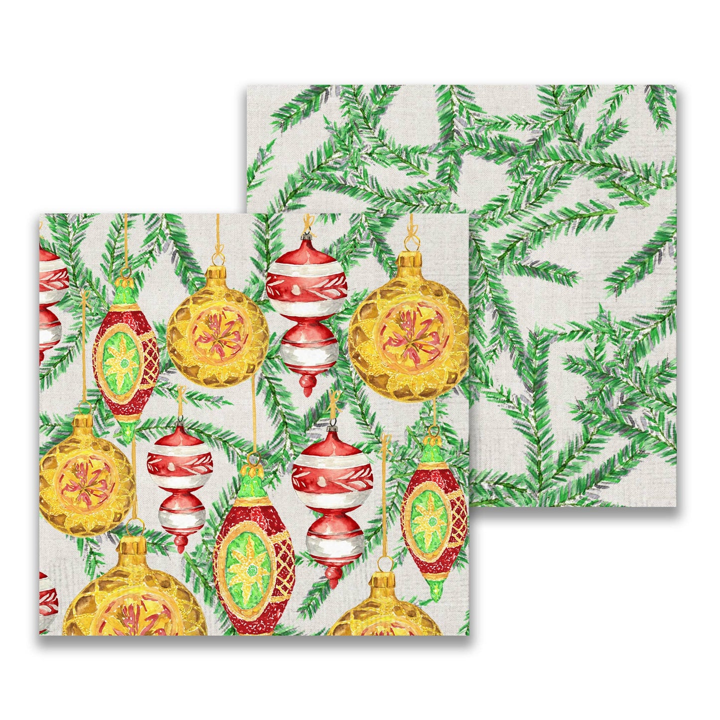 Classic Ornaments Cocktail Napkin