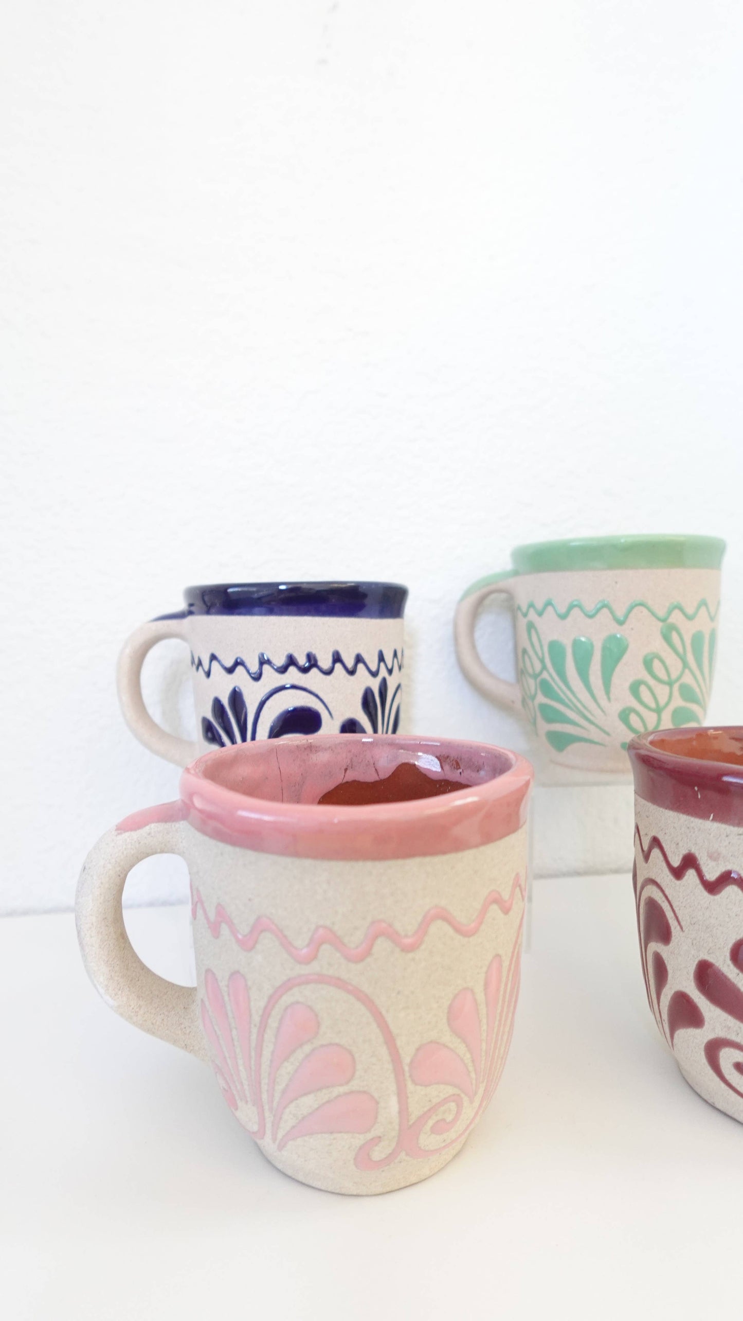 Mexican Clay Coffee Mug – Jarrito Style