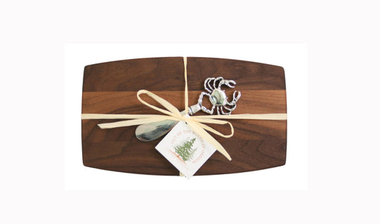 Out of the Woods of Oregon - Walnut Pate Board with Crab Spreader