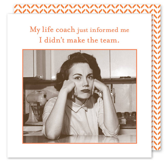 Shannon Martin Design - Life Coach Beverage Napkin