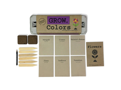 Backyard Safari Company - Colors Flower Garden Grow Kit
