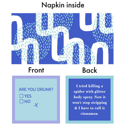 NAPKIN Hacker | Funny Party Gift | Cocktail Napkin