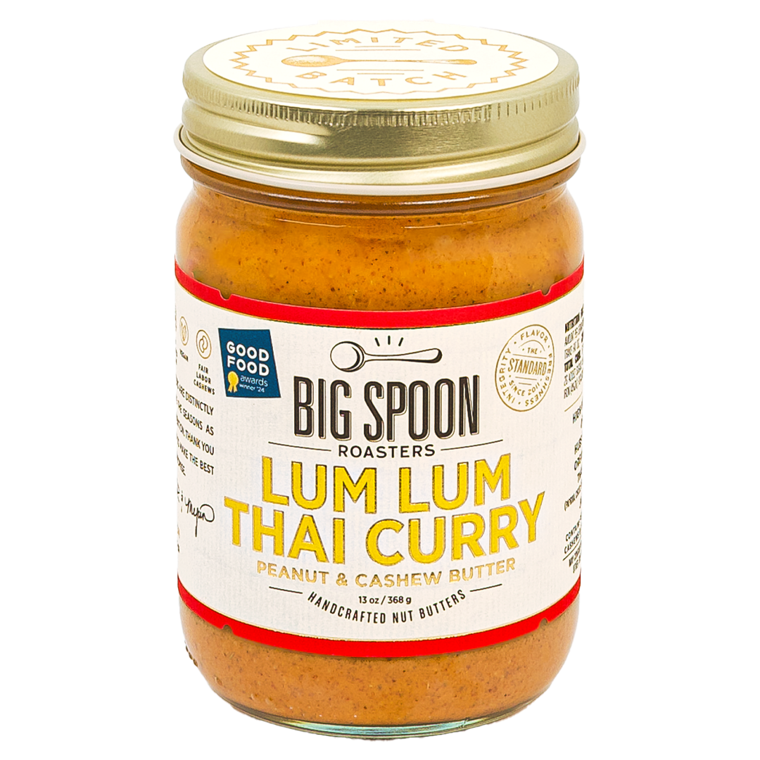 Lum Lum Thai Curry Peanut & Cashew Butter: 13oz Jar