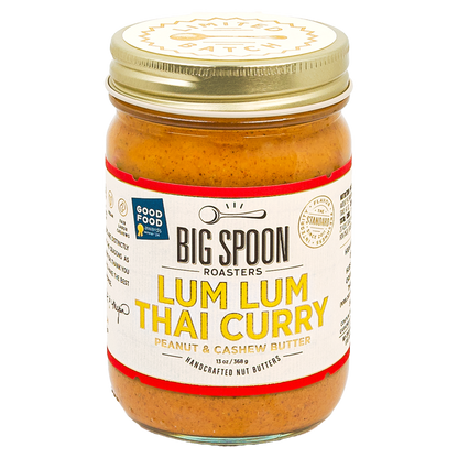 Lum Lum Thai Curry Peanut & Cashew Butter: 13oz Jar