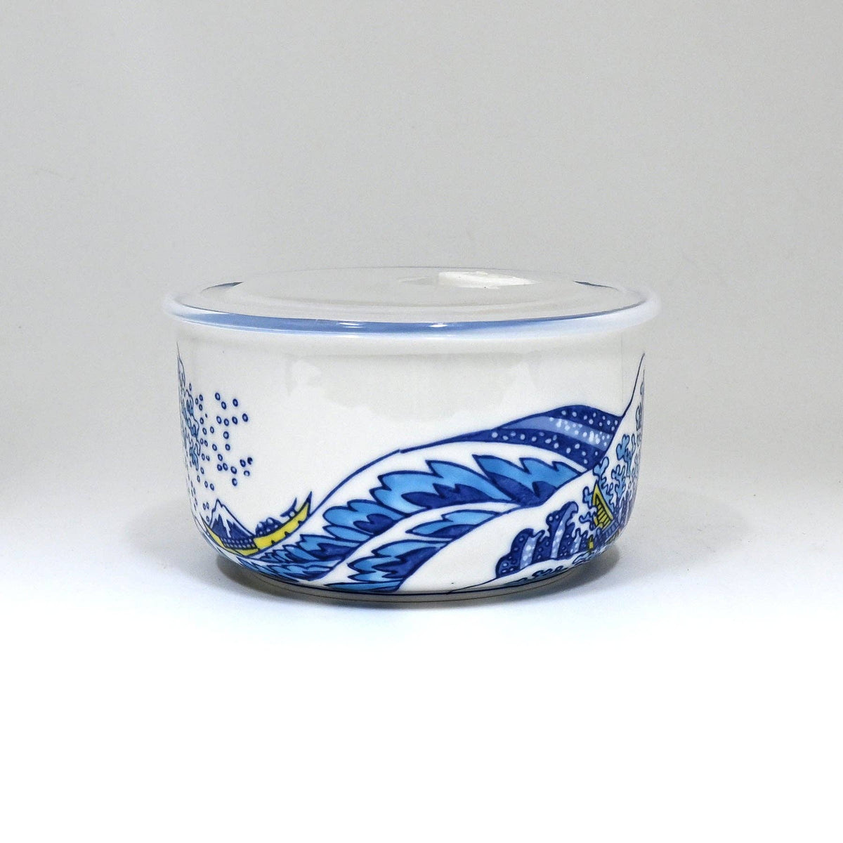 Great Wave 33 oz Microwavable Bowl with Lid
