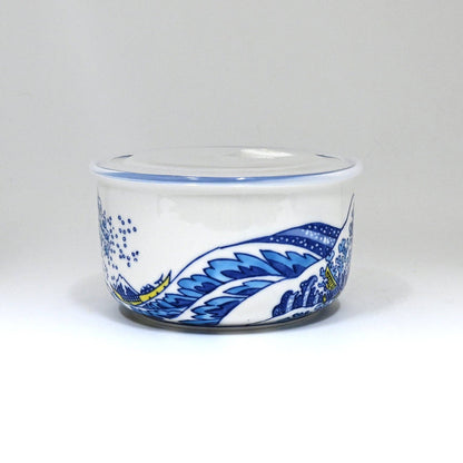 Great Wave 33 oz Microwavable Bowl with Lid