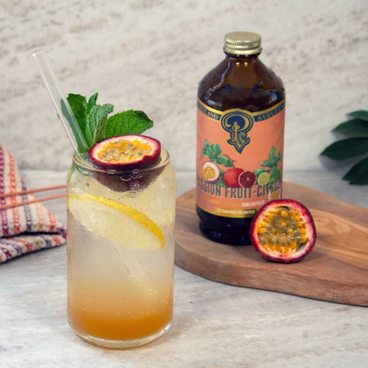 Portland Syrups | Passion Fruit Citrus Syrup 12oz  - cocktail / mocktail mixer