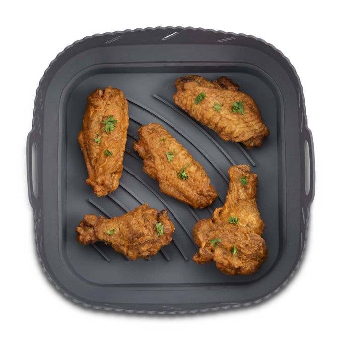 HIC - Harold Import Co. - HIC Kitchen Silicone Collapsible Air Fryer Basket Liner