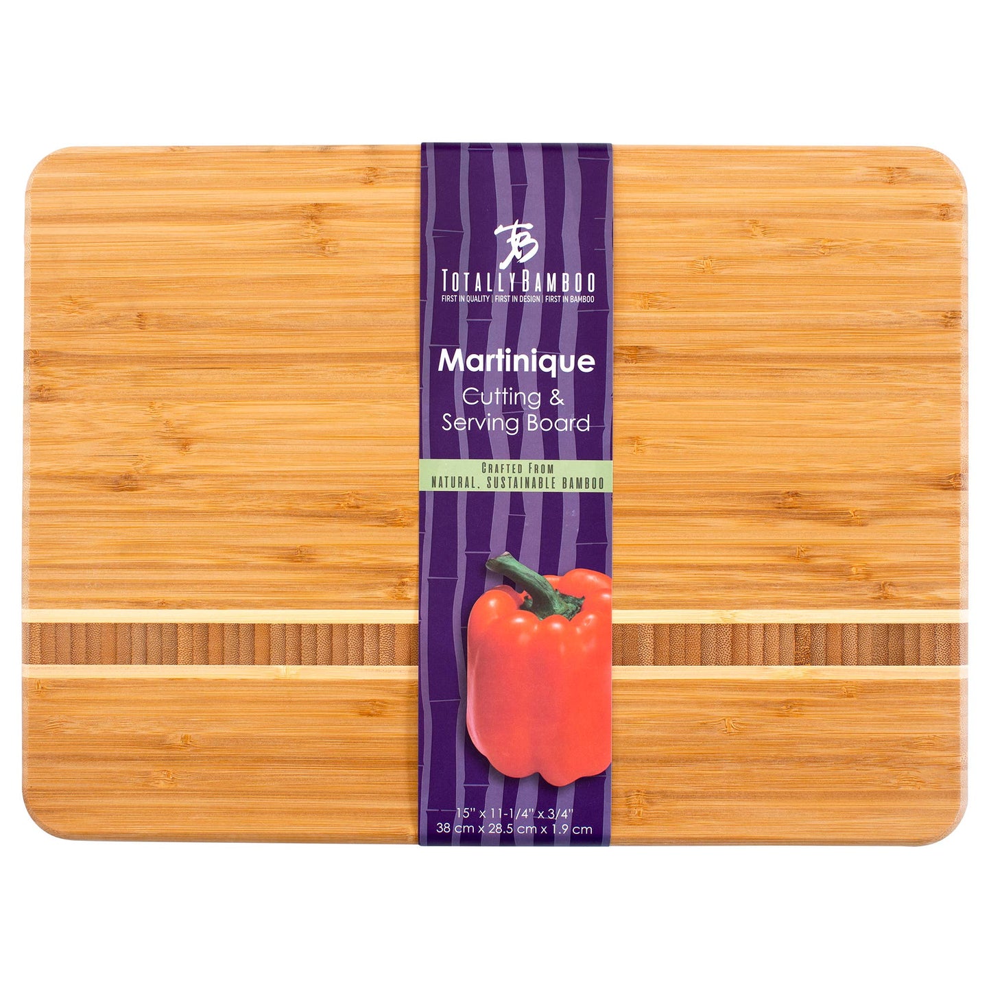Totally Bamboo - Martinique Cutting & Serving Board