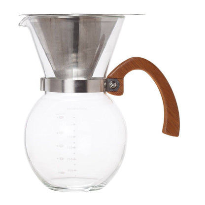 Fino Pour-Over Coffee Maker With Bamboo Handle