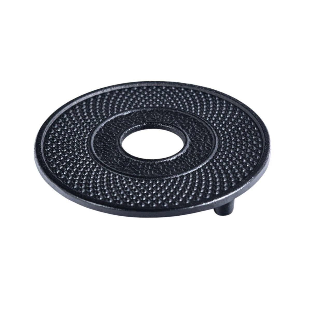 5.3"D Cast Iron Hobnail Teapot Trivet Stand