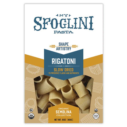 Rigatoni, Organic Durum Semolina Pasta