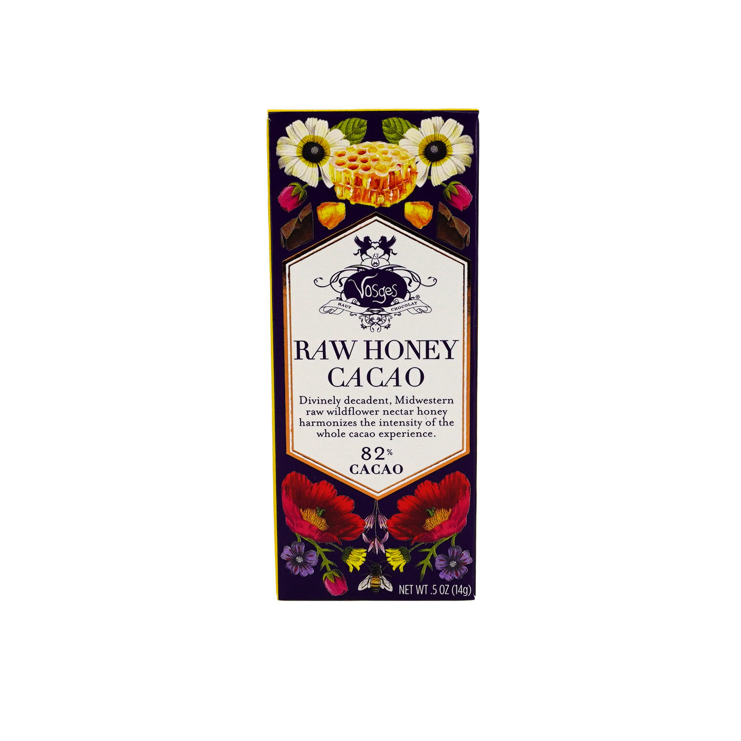 Mini Super Dark Chocolate Bar w/ Raw Honey - Gourmet
