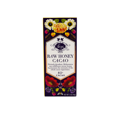 Mini Super Dark Chocolate Bar w/ Raw Honey - Gourmet