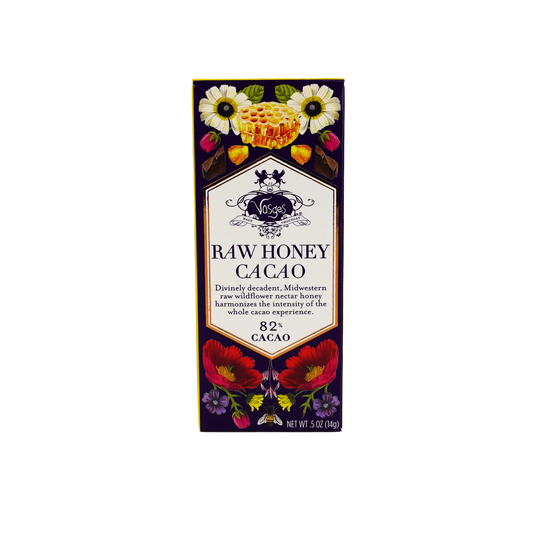 Mini Super Dark Chocolate Bar w/ Raw Honey - Gourmet