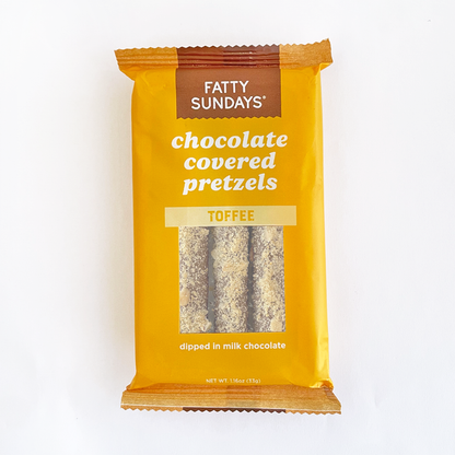 Toffee Chocolate Covered Pretzels (3-pack)