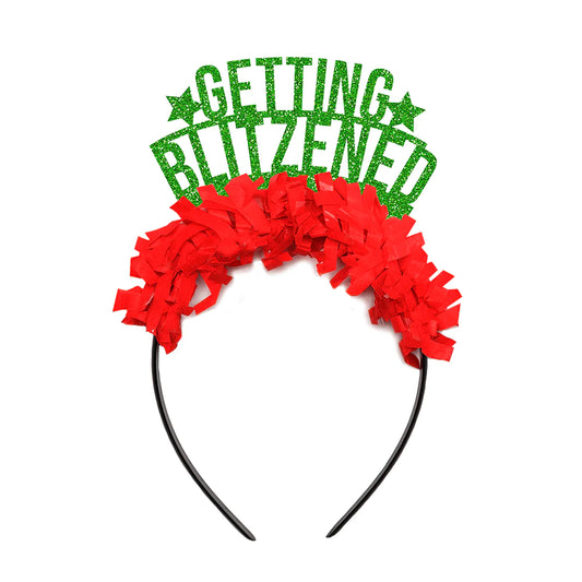 Festive Gal Crowns Getting Blitzened