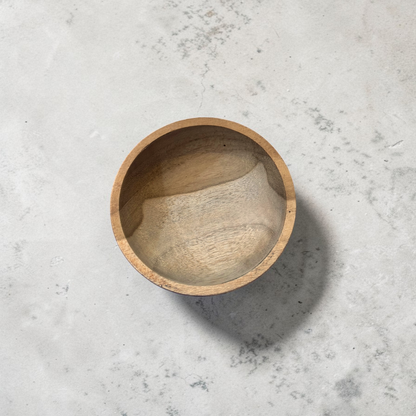 2.75" Teak Dipping Bowl -  Handcrafted in Bali