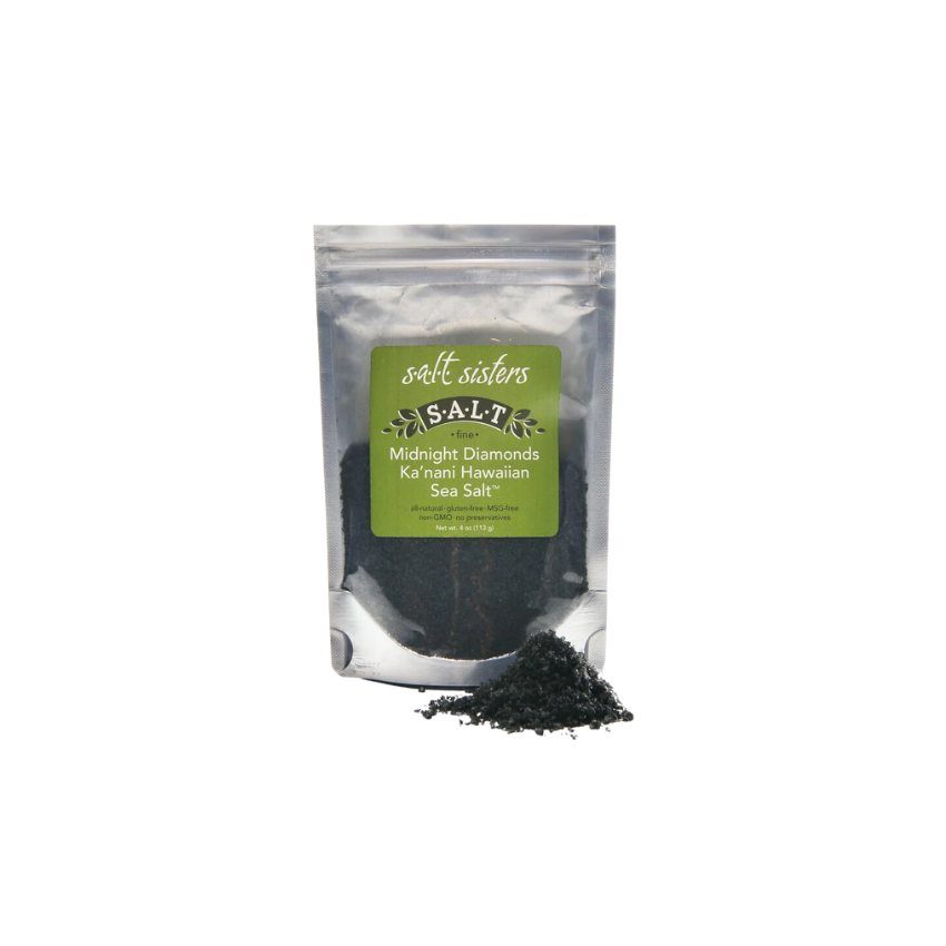 Salt Sisters Salts Midnight Diamonds Kananil Hawaiian - Fine