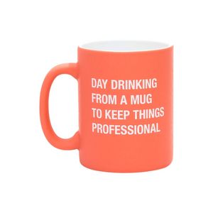 About Face Designs- Day Drinking Mug