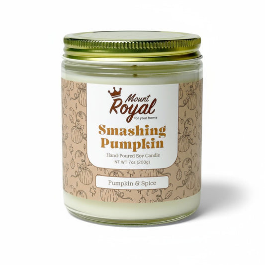 Smashing Pumpkin Soy Wax Candle / Limited Time Fall Signature Scent