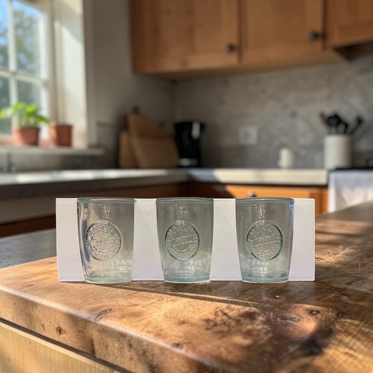 Grant Howard Mason Vintage 12oz Glass Tumblers – Set of 3