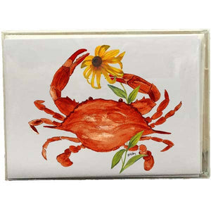 B McVan Designs - Steamed Crab Black-Eyed Susan Boxed Note Cards