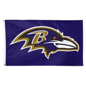 Turnovers Inc - Baltimore Ravens House Flag -3×5 Logo Flag