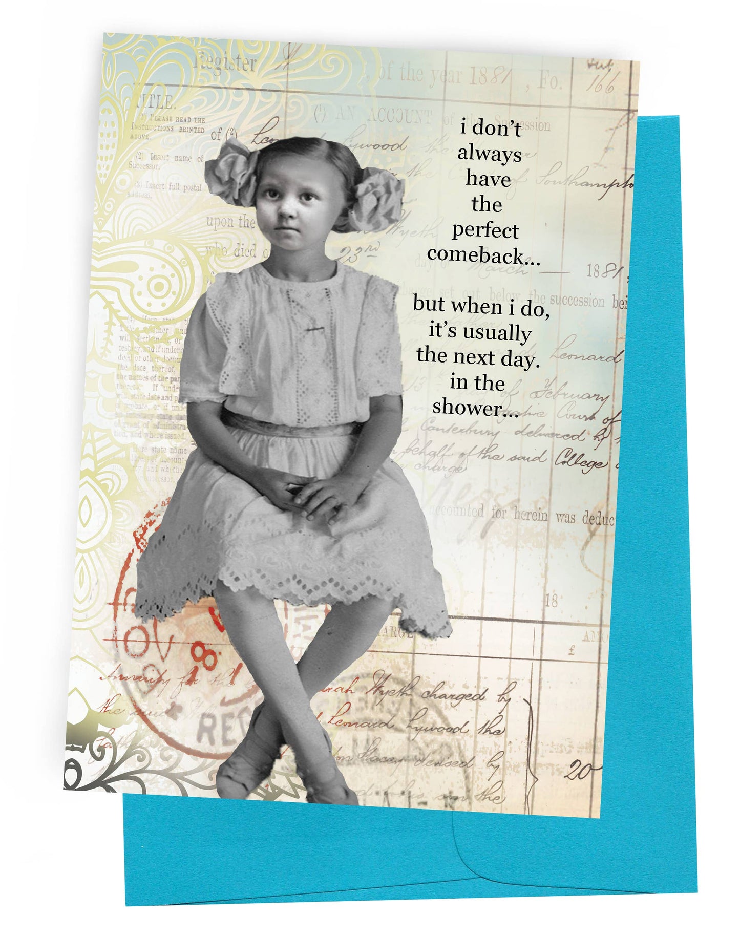 Erin Smith Art - 332 Perfect Comeback Greeting Card
