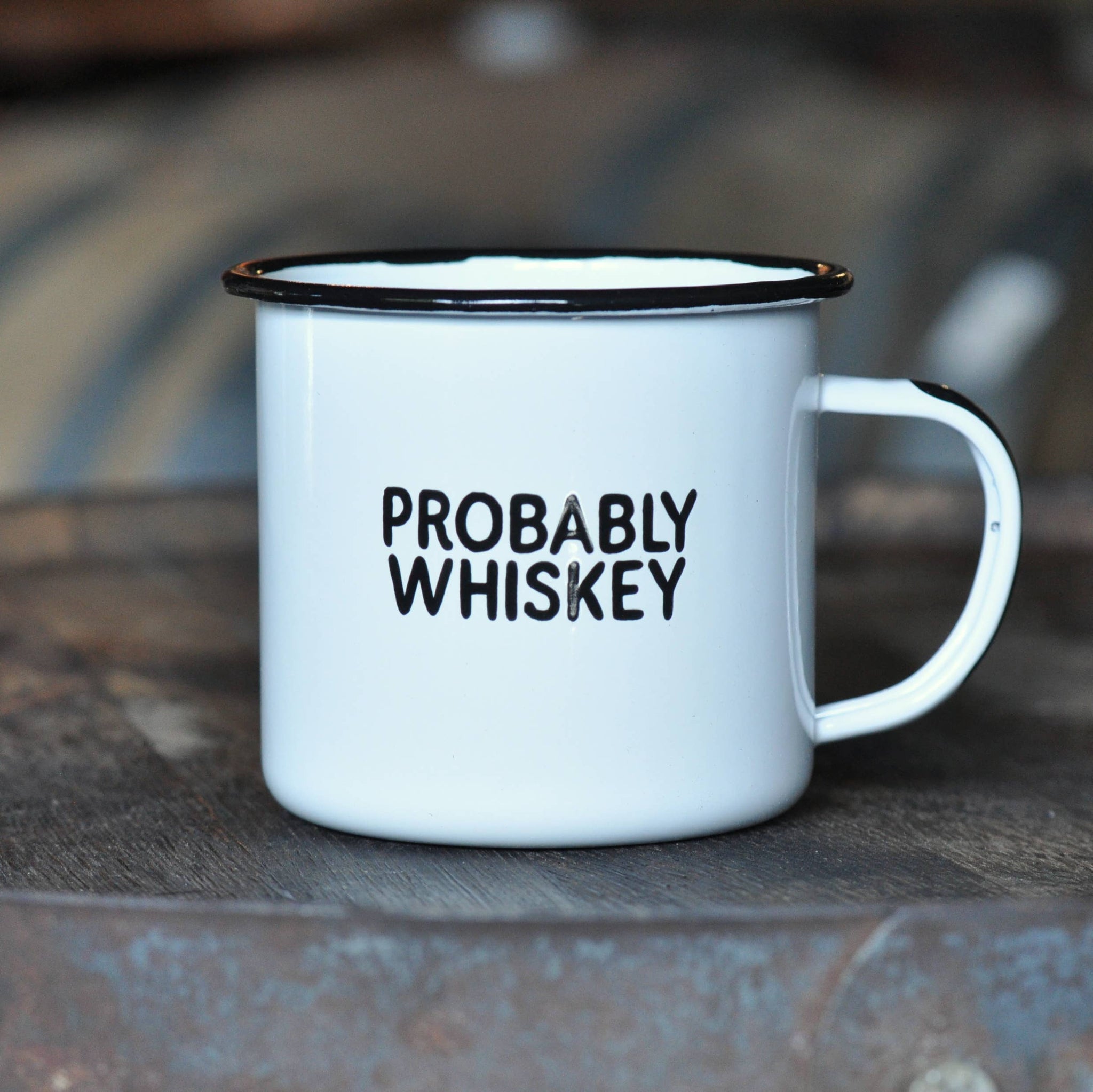 Whiskey Lovers mugs, This is probably whiskey - White Coffee Mug