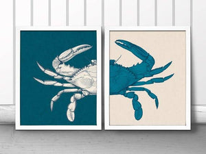 The National Anthem - 8” x 10” Blue Crab - Two Print Set