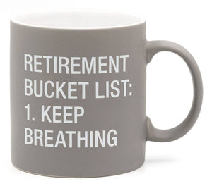 About Face Designs, Inc. - Bucket List Stoneware Mug