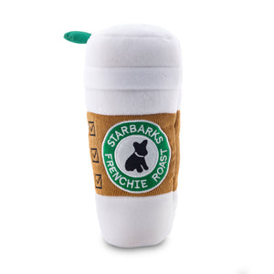Haute Diggity Dog - Starbarks Coffee Cup W/ Lid Squeaker Dog Toy Small