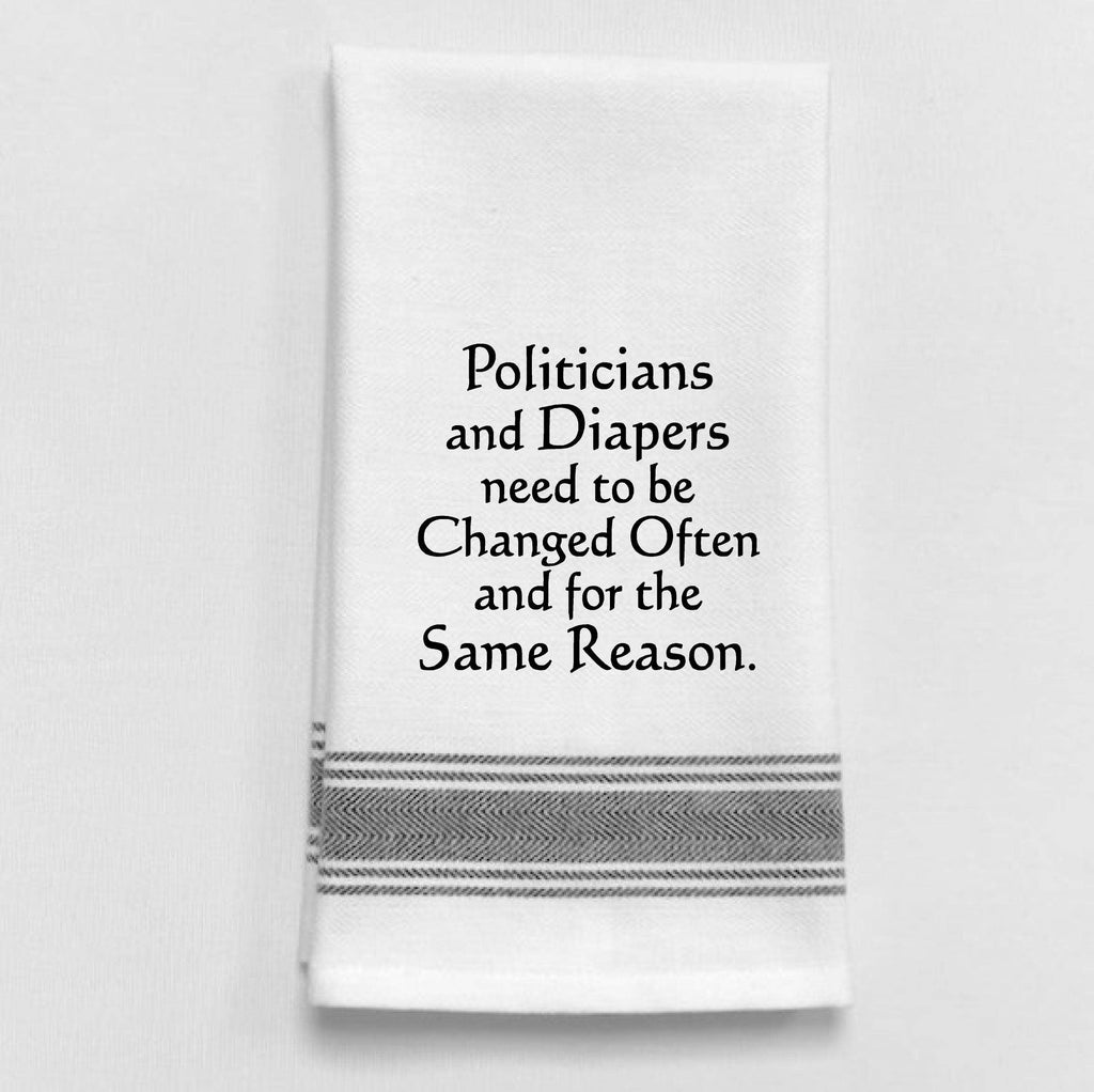 Wild Hare Designs - Politicians and Diapers need to be changed